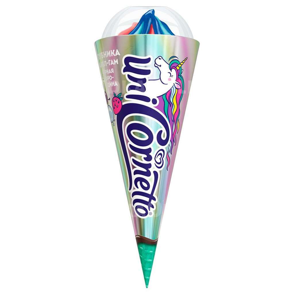 

Мороженое Cornetto рожок юникорн 73г, бзмж