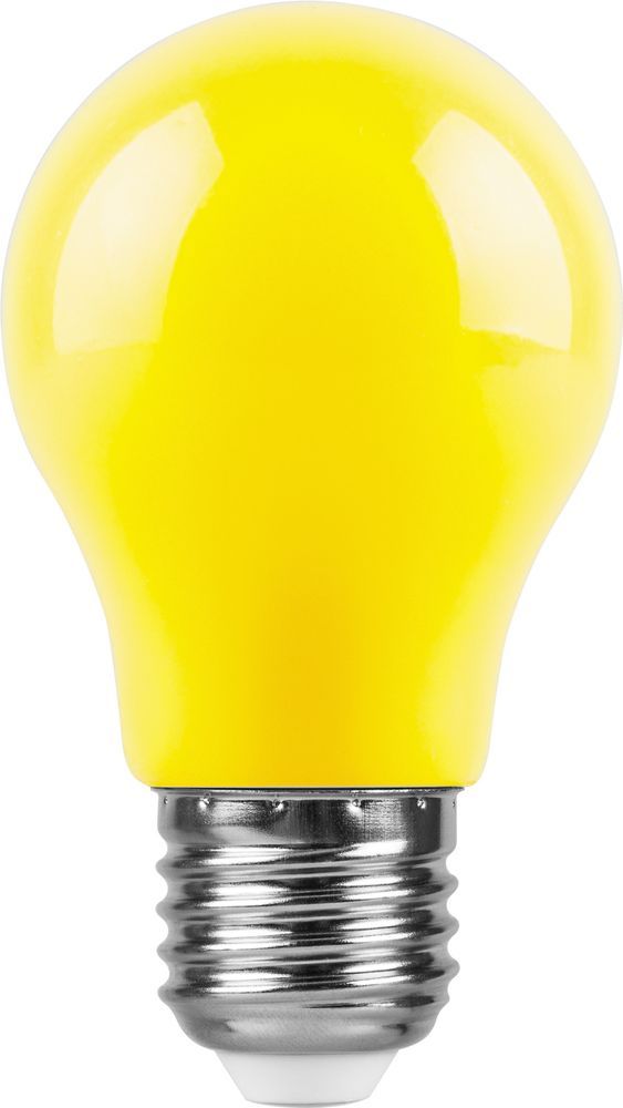 фото Лампа светодиодная feron lb-375 25921 (3w) 230v e27 желтый a50 упаковка 10 шт.