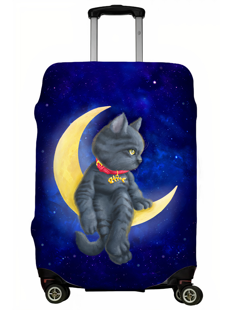 фото Чехол для чемодана lejoy lj-case-092 night cat l