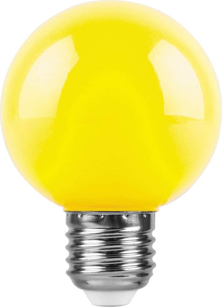фото Лампа светодиодная feron lb-371 25904 (3w) 230v e27 желтый g60 упаковка 10 шт.
