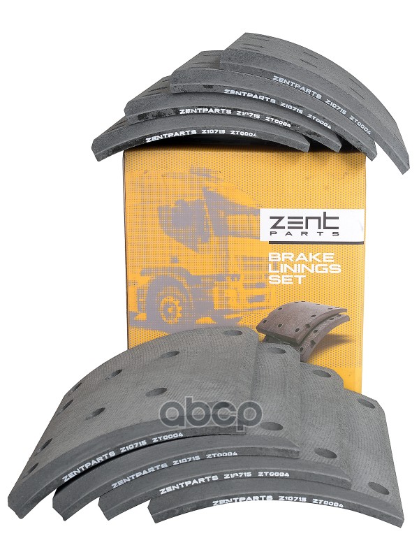 

ZENTPARTS Z10715 Z10715_накладки тормозные 1-рем 19496 18.3 (410x223)(С ЗАКЛ.94059 8x18 64