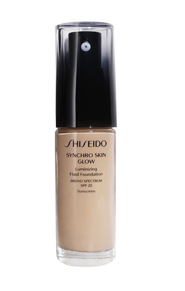 Тональное средство-флюид Shiseido Synchro Skin Glow Fluid Foundation Rose 1 SPF20, 30 мл