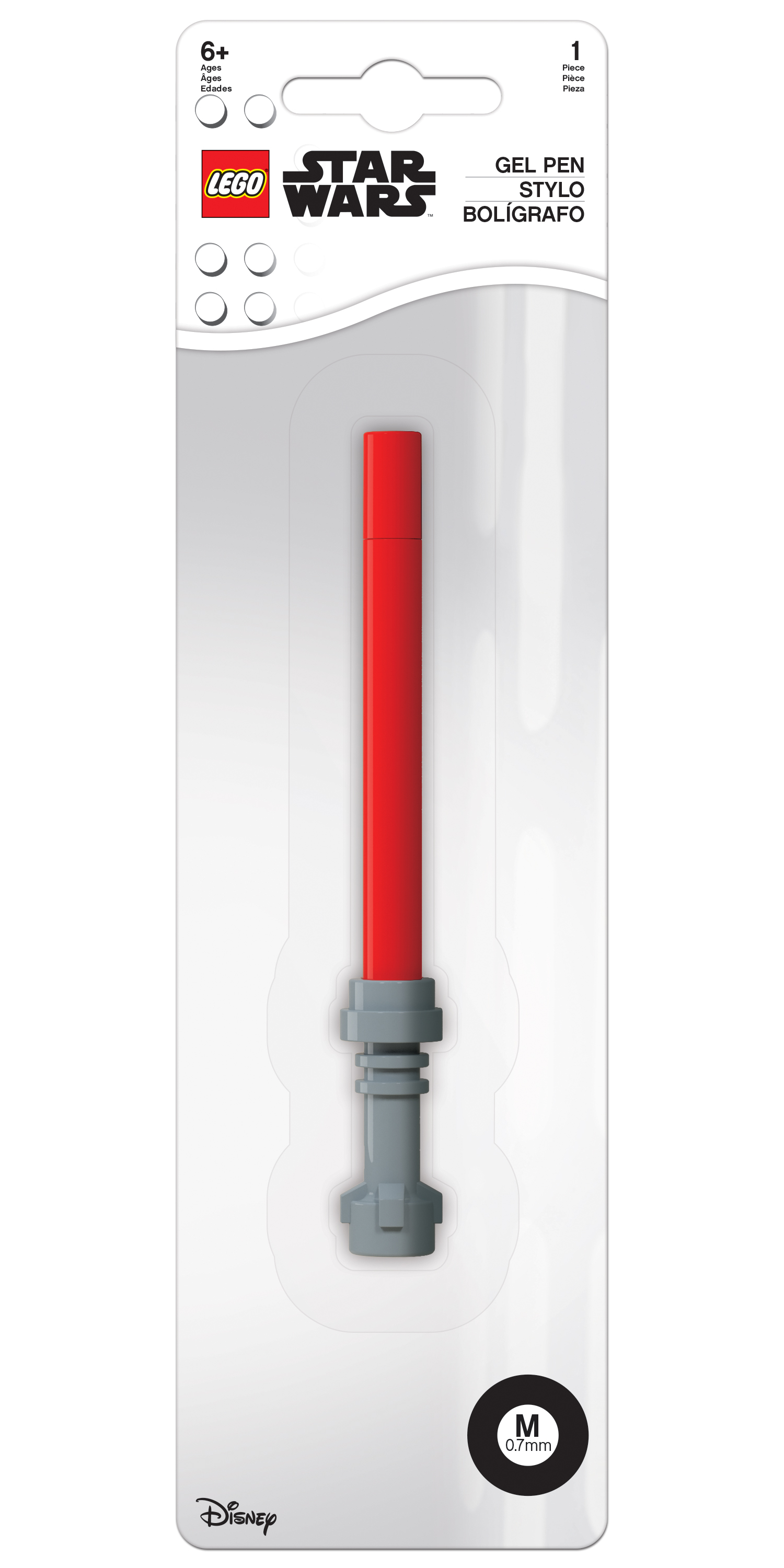

Ручка гелевая LEGO Star Wars Lightsaber 52348, черная, 1 шт.