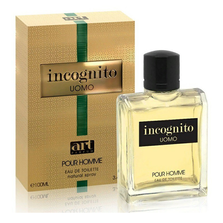 

Мужская туалетная вода Art Parfum Incognito Uomo 100 мл, Incognito Uomo Man 100 ml