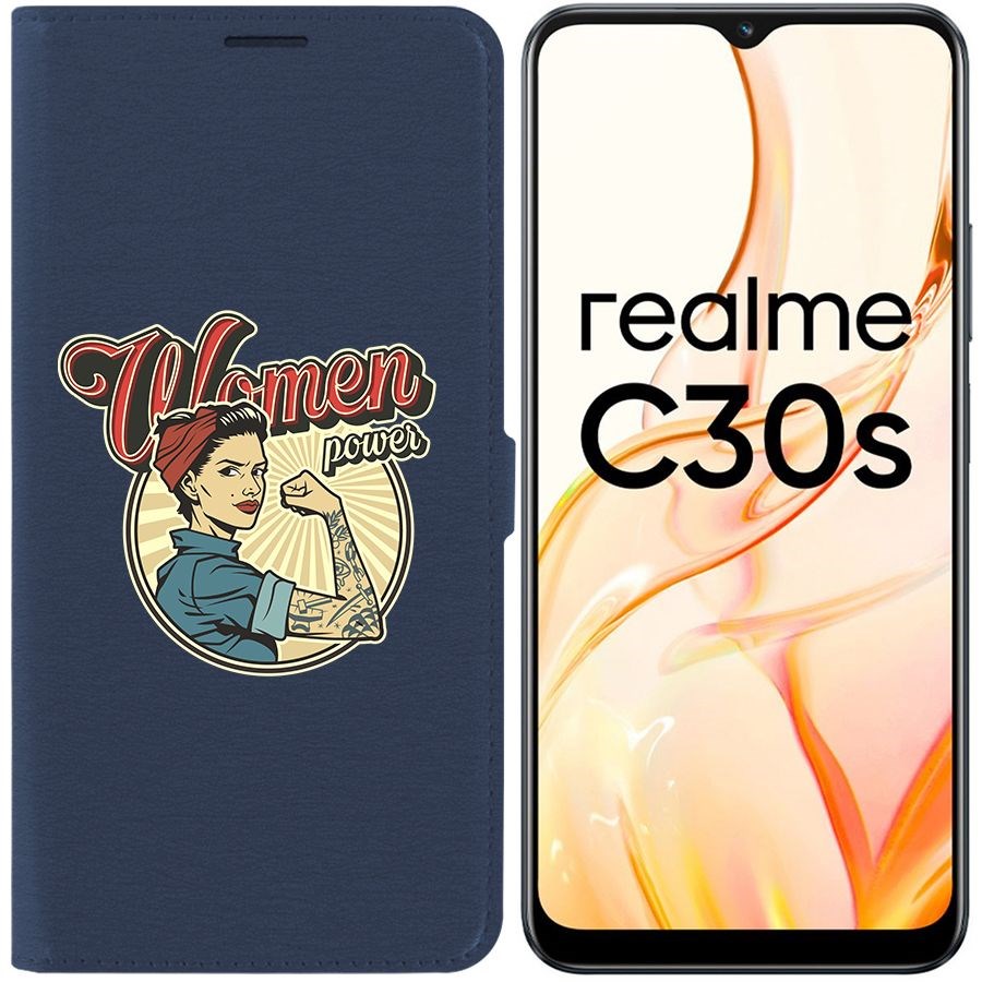 

Чехол-книжка Eco Book для Realme C30s Women Power