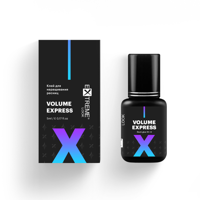 Клей Extreme Look (Экстрим лук) Volume Express (5 мл) набор клей volume express 5мл и гаситель клея extreme look