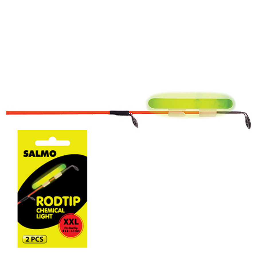 

Вершинка сигнальная Salmo Rodtip 3,3-3,7 мм 6 см, Зеленый;красный, Rodtip
