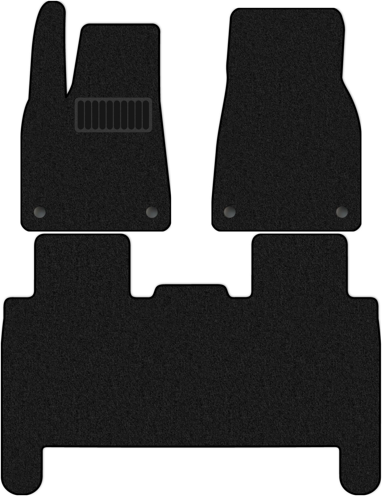 фото Коврики allmone "comfort" для tesla model x i (5 мест) 2015 - н.в. черн 3 шт. тесла модел