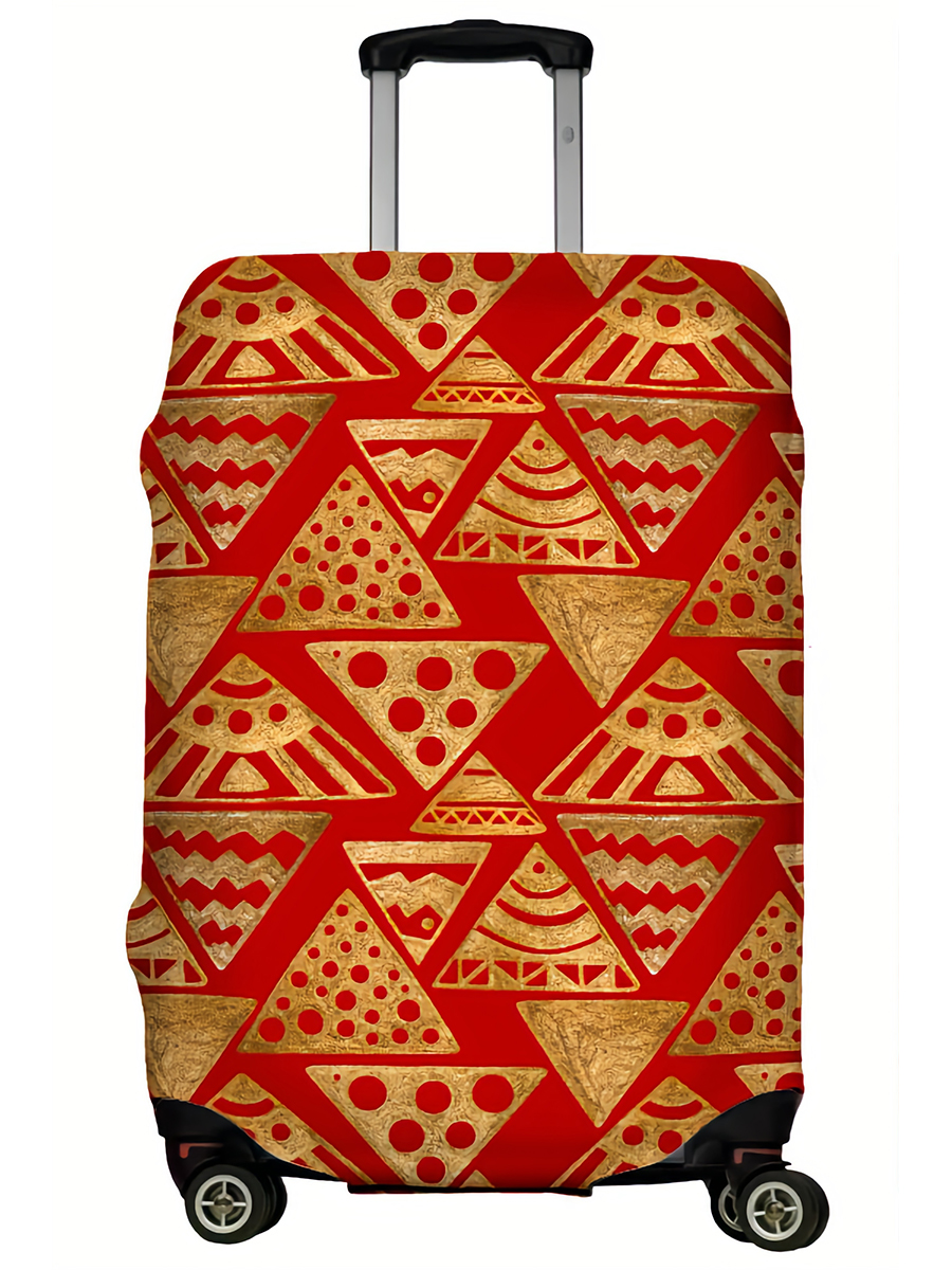 фото Чехол для чемодана lejoy lj-case-059 red ornament m