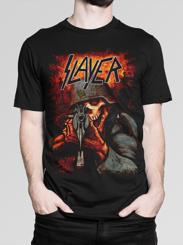 фото Футболка мужская design heroes группа slayer черная xs