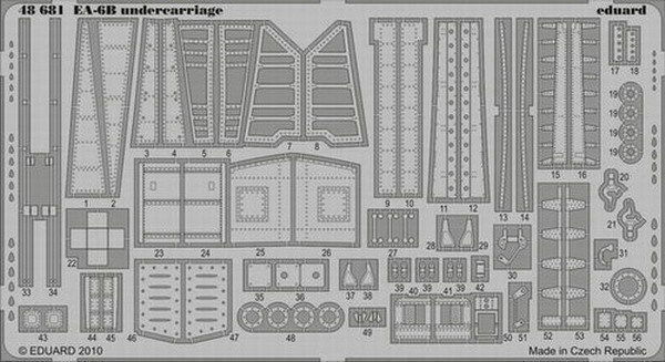 

Фототравление Eduard 48681 EA-6B undercarriage