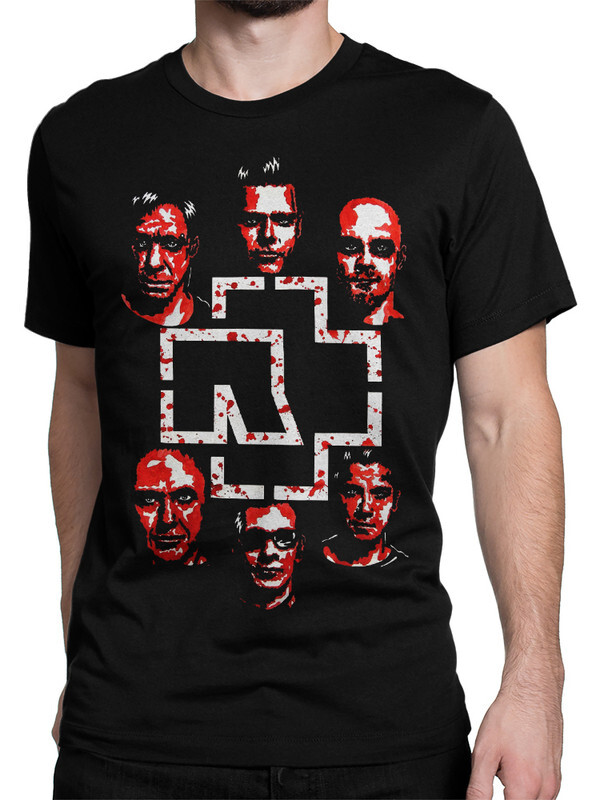 фото Футболка мужская design heroes rammstein - рамштайн черная xl