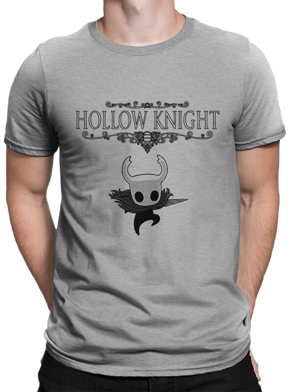 фото Футболка мужская design heroes игра hollow knight серая xl