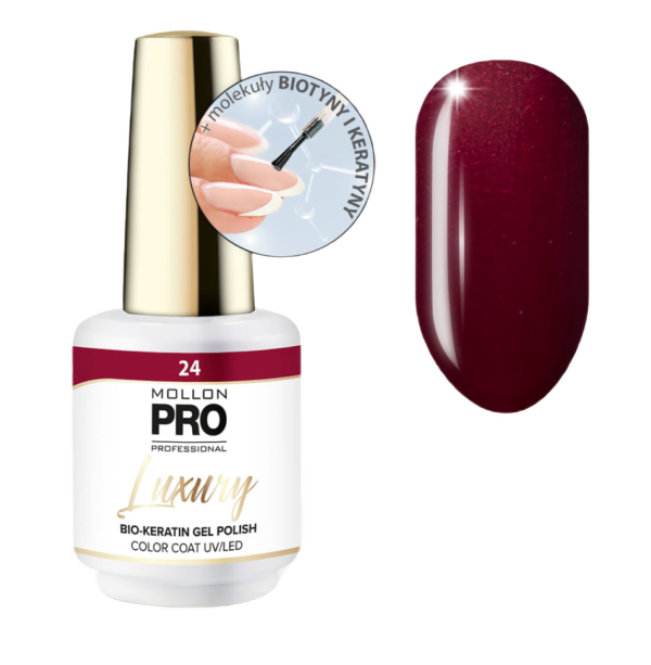 Гель-лак Mollon Pro Luxury Color Coat 24 Red Gooseberry 8 ml 320₽