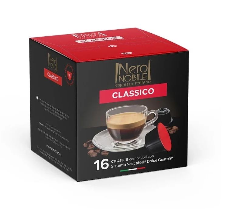 Кофе в капсулах Neronobile Classico для кофемашин Dolce Gusto, 16 шт.