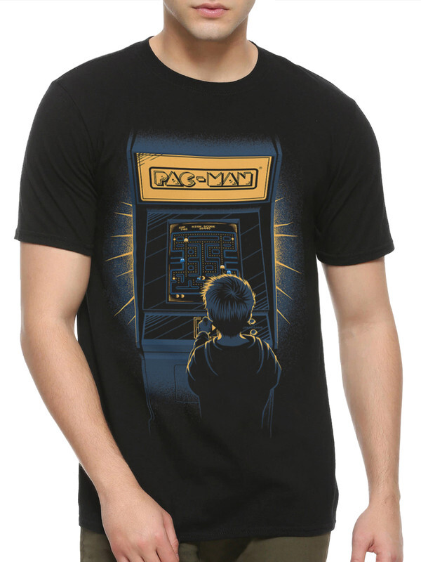 

Футболка мужская Dream Shirts Пакман Игра Геймер черная 3XL, Пакман Игра Геймер