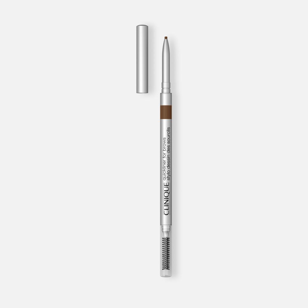 Карандаш для бровей Clinique Quickliner с щеточкой тон 04 Deep Brown 7 мл карандаш для глаз коричневый basic brown eye pencil