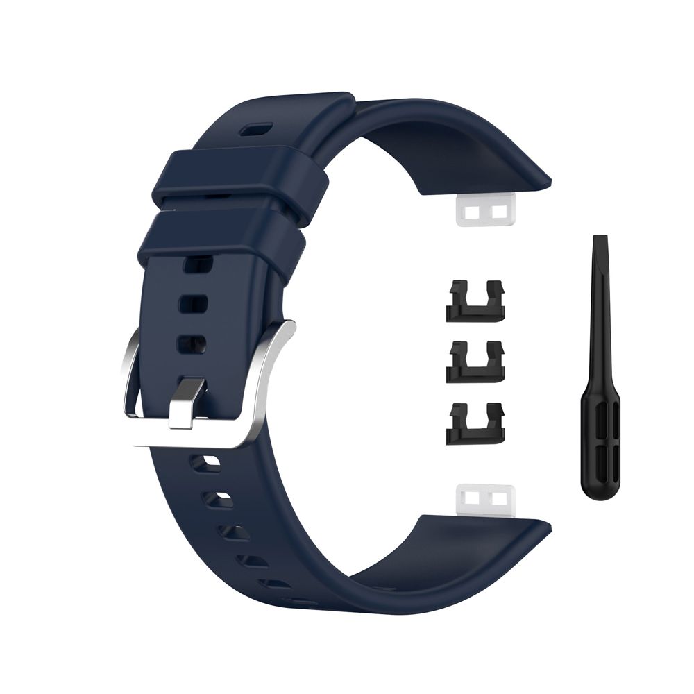 

Ремешок силиконовый для смарт-часов Huawei Watch Fit синий, LE-E39
