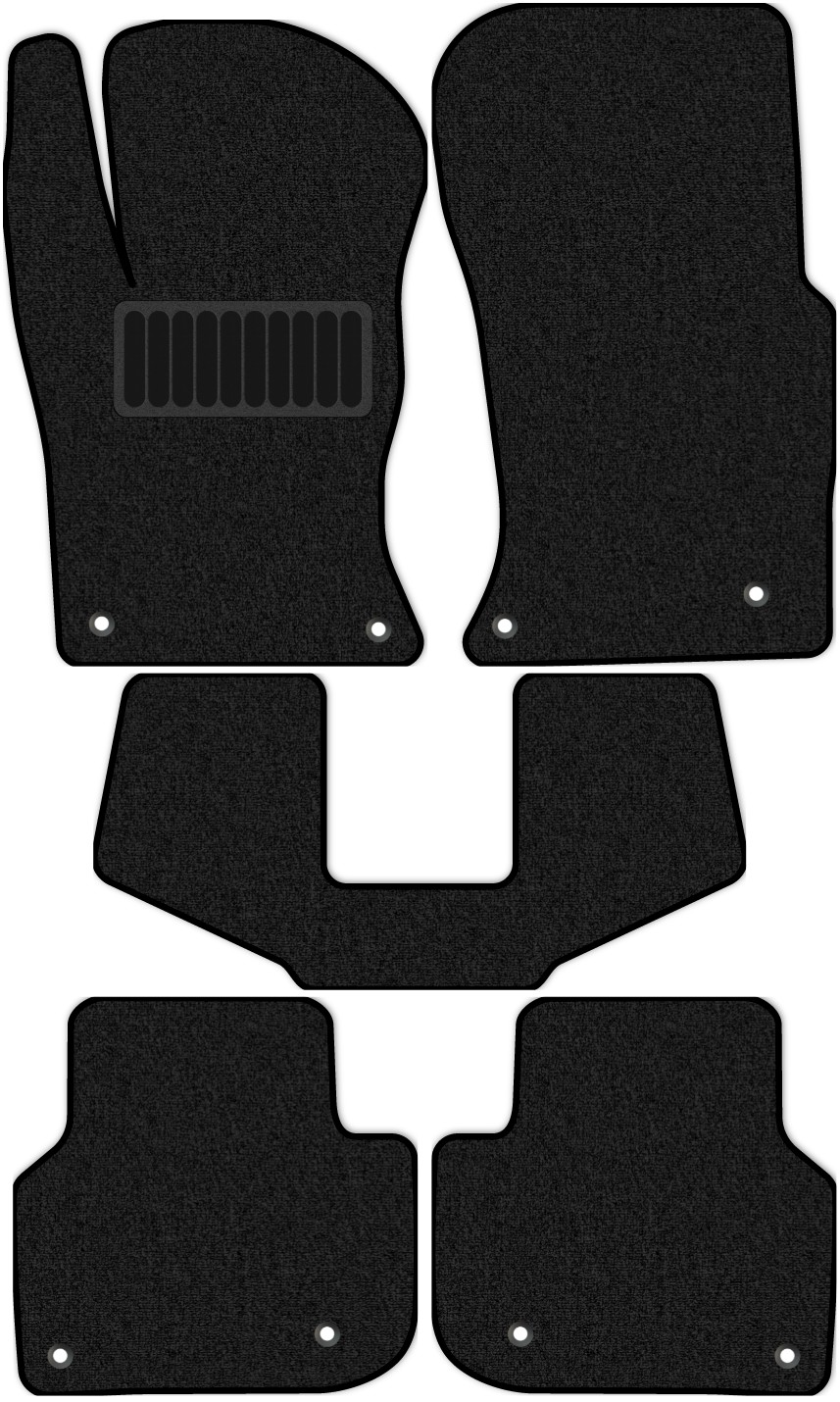 фото Коврики allmone "comfort" для jaguar xf ii (cc9) 2015 - н.в., черные, 5 шт., коврики ягуар