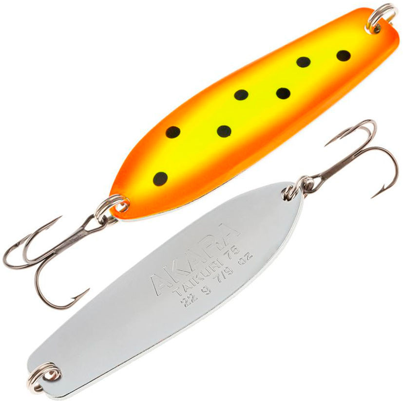 

Блесна колебалка Akara Action Series Taikuri ATTA-75-AB115, Красный;желтый;серебристый, Action Series Taikuri