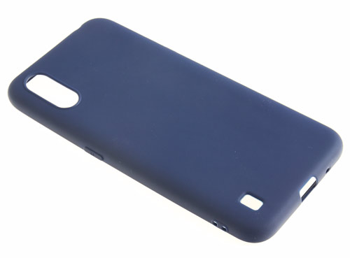 фото Чехол tpu case для samsung a01 blue pc