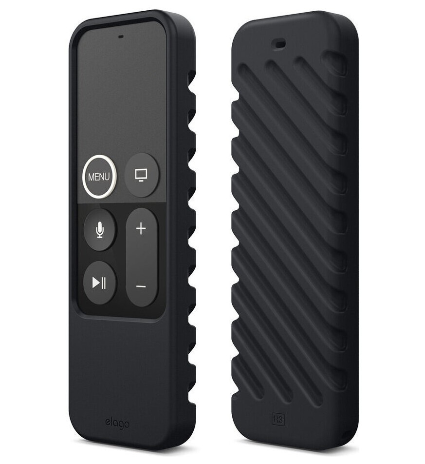 фото Чехол elago r3 protective case для пульта apple tv remote, цвет черный (er3-bk)
