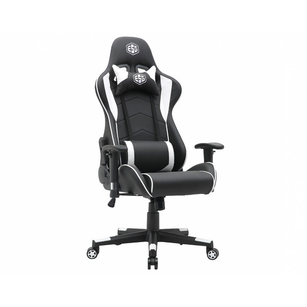 фото Кресло игровое e-sport gear esg-202 black/white