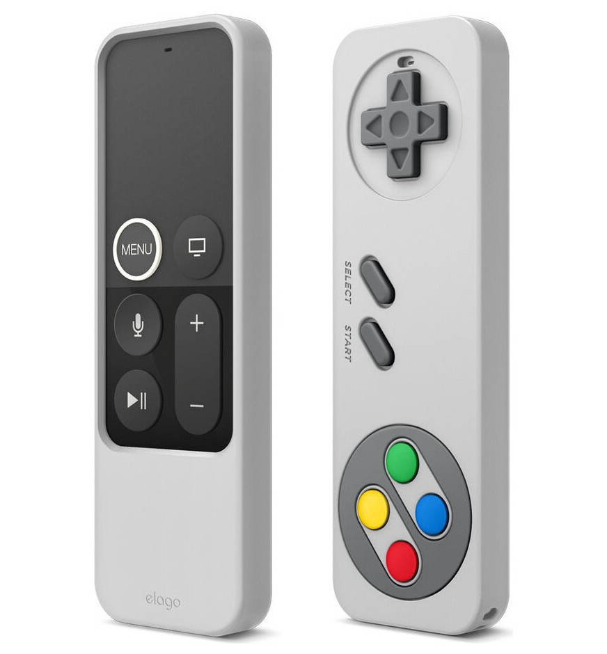 фото Чехол elago r4 retro case для пульта apple tv remote, цвет светло-серый (er4-lgy)