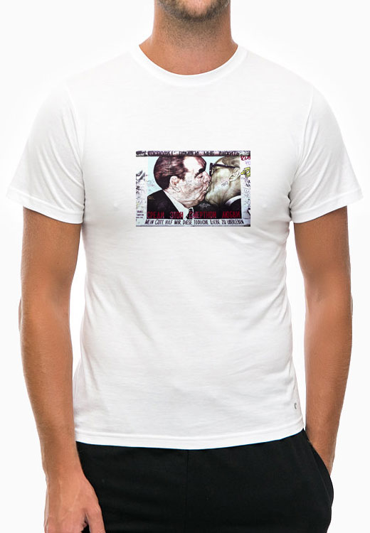 

Футболка унисекс NoBrand Bregnev Honeker White белая XXXL, Белый, Bregnev Honeker White