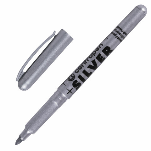

Маркер для декорирования СЕРЕБРЯНЫЙ Centropen, 1,5-3 мм, 10 шт, Серебристый