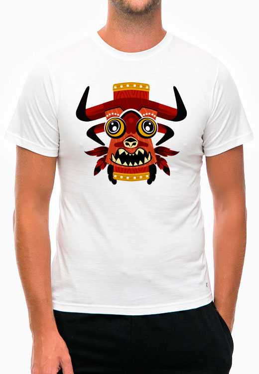 

Футболка унисекс NoBrand Braun African Mask белая XXL, Белый, Braun African Mask