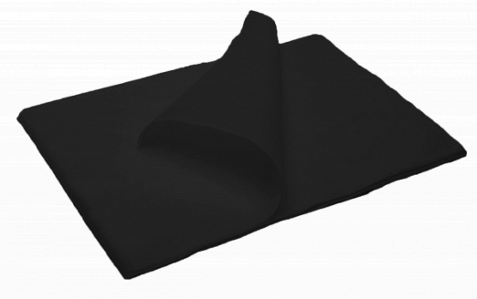 Салфетка 20х20 см черная White Line (спанлейс), 100 шт/упк