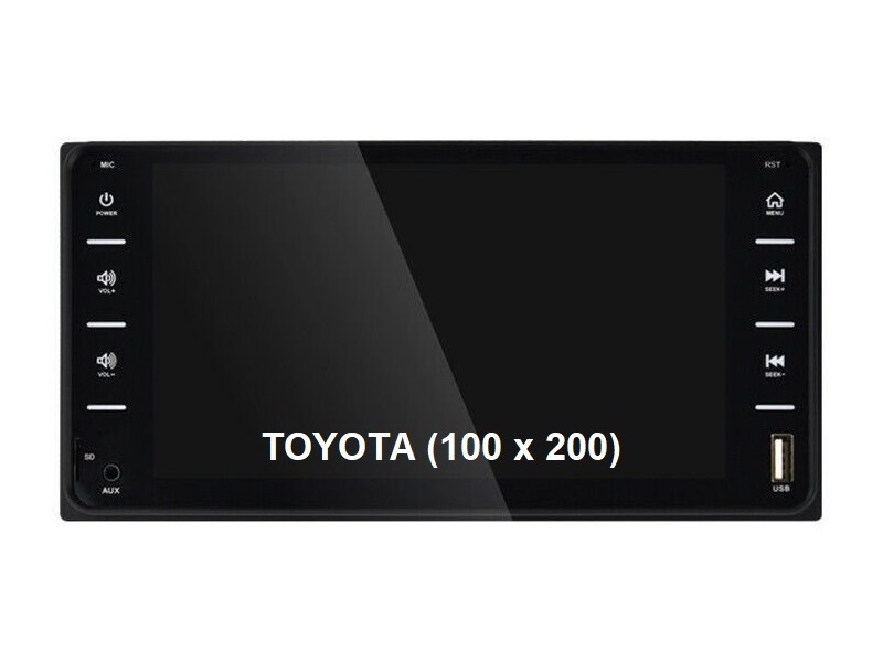 Автомагнитола Car Audio Russia для Toyota 10x20 (сенсор, Bluetooth, USB, AUX, Mirror Link)