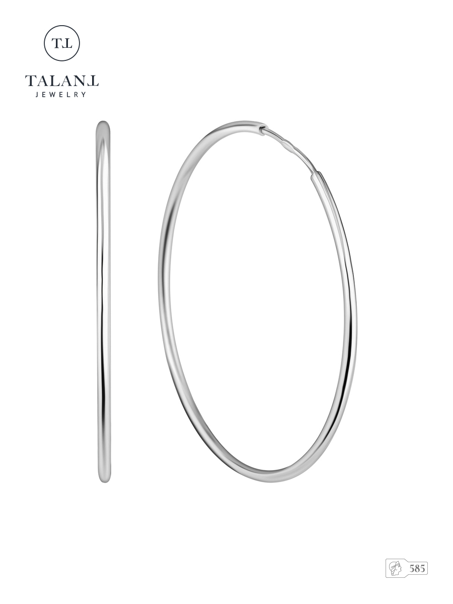

Серьги конго из золота TALANT 11-10-0030-40007, 11-10-0030-40007