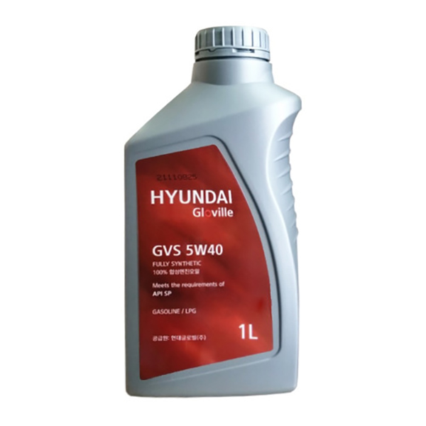 фото Моторное масло hyundai gloville gvs, 5w-40, 1л, синтетическое [22120001] hyundai glovis