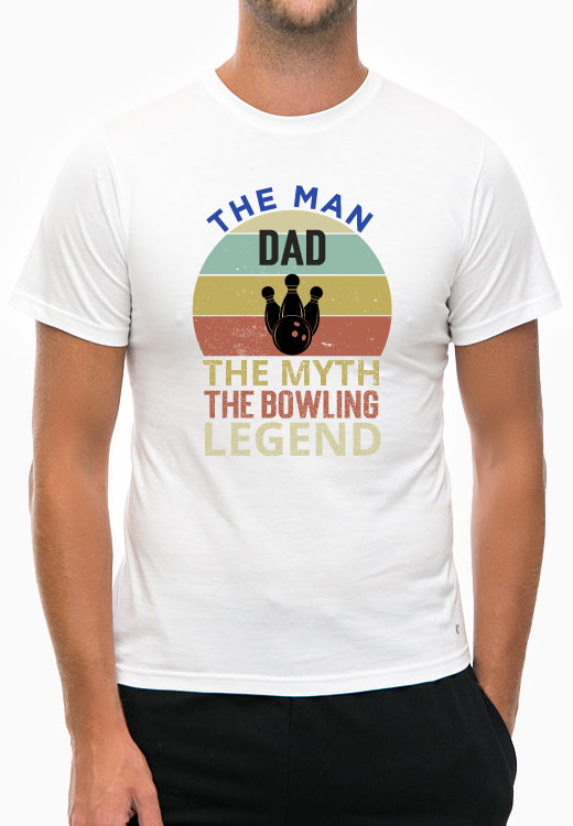 

Футболка унисекс NoBrand Bowling Legend White белая L, Белый, Bowling Legend White