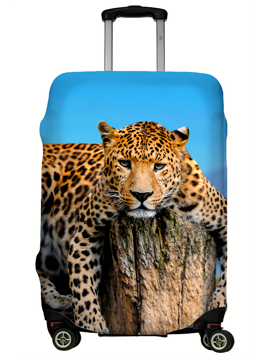 фото Чехол для чемодана lejoy lj-case-079 леопард s