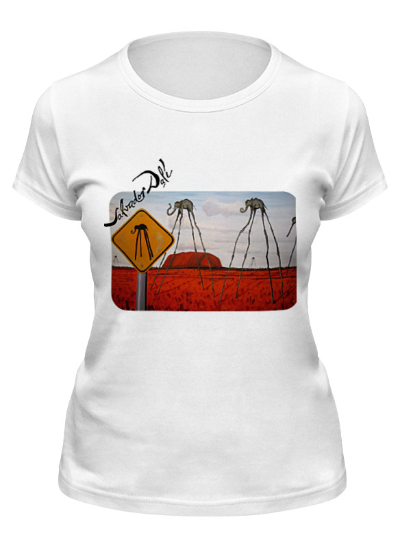 

Футболка женская Printio Salvador белая 2XL, Белый, Salvador