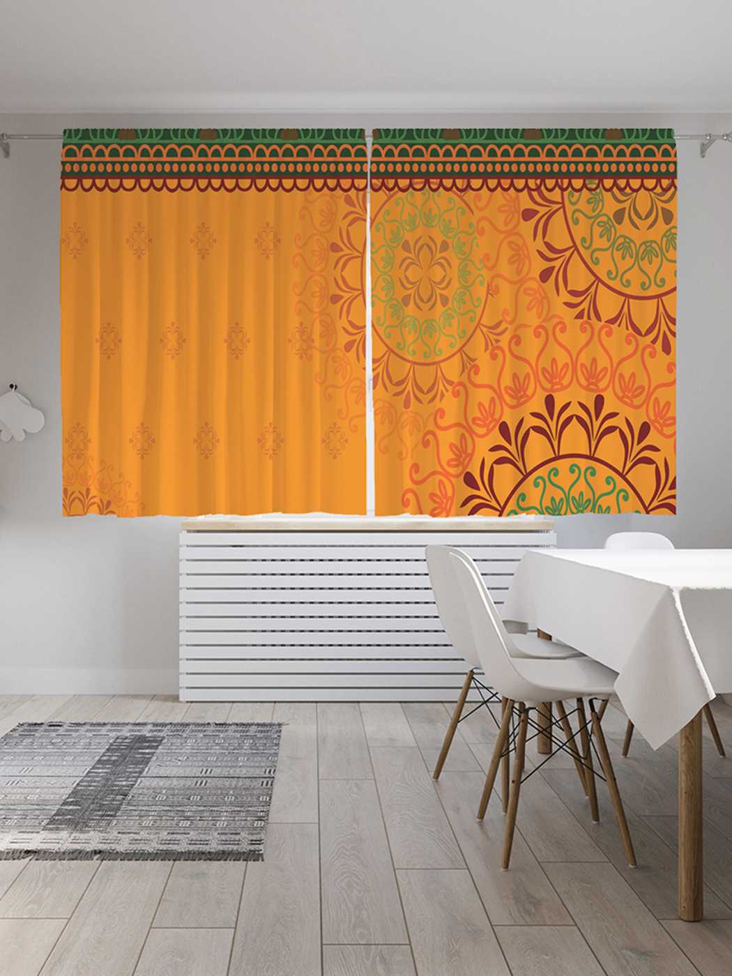 

Классические шторы JoyArty "Разновидности мандалы", Oxford DeLux, 2 полотна 145x180 см, Разновидности мандалы