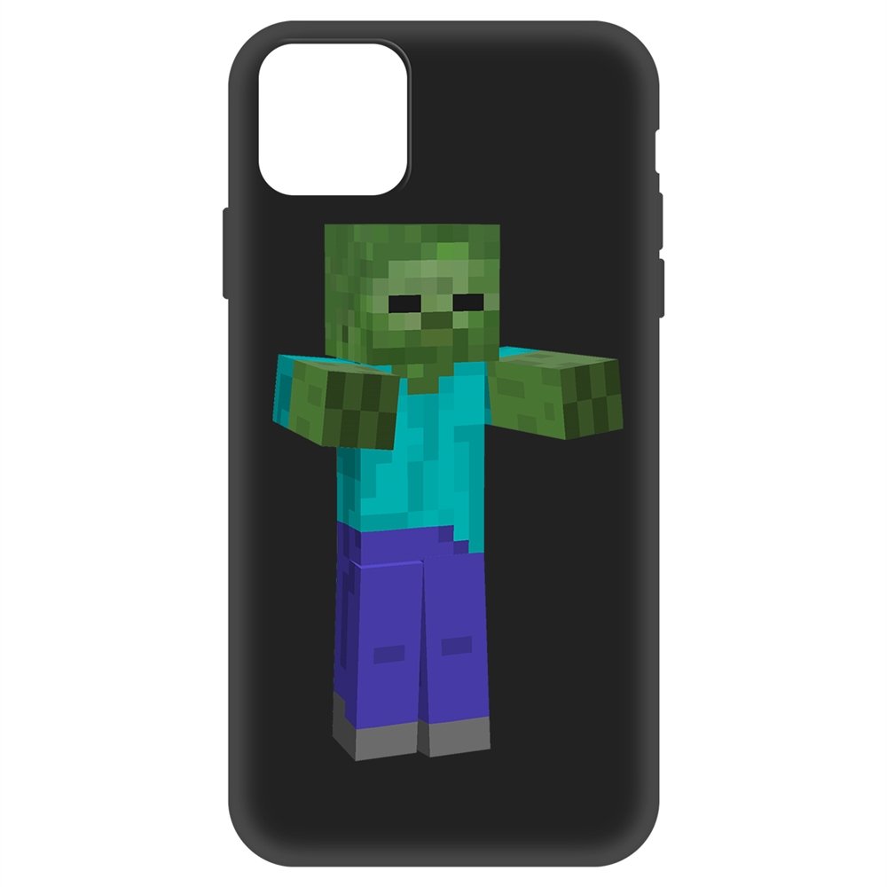 

Чехол-накладка Krutoff Soft Case Minecraft-Гигант для iPhone 11 Pro Max черный