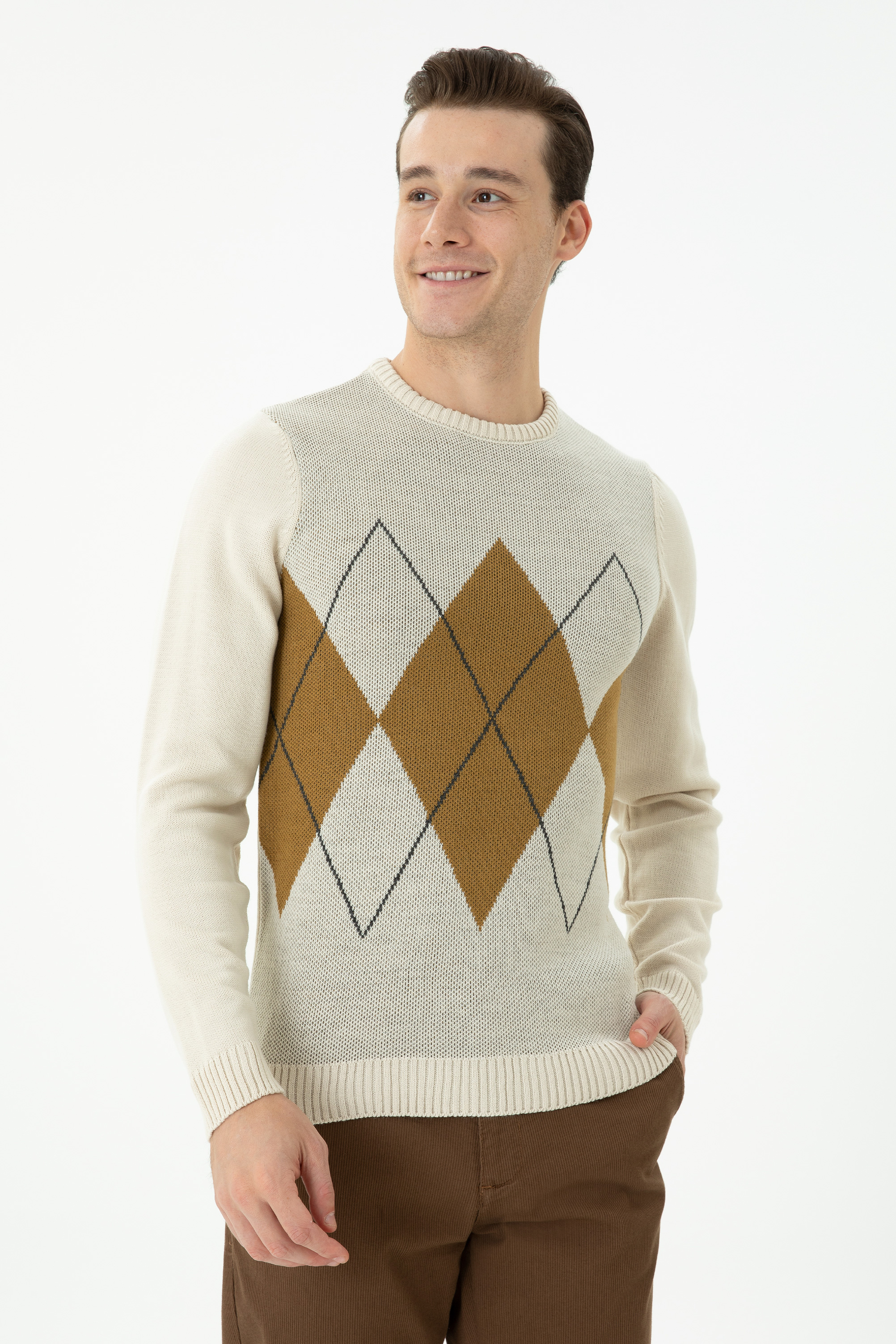 

Джемпер мужской U.S. POLO Assn. G081GL0TK0PAMEL бежевый S, G081GL0TK0PAMEL