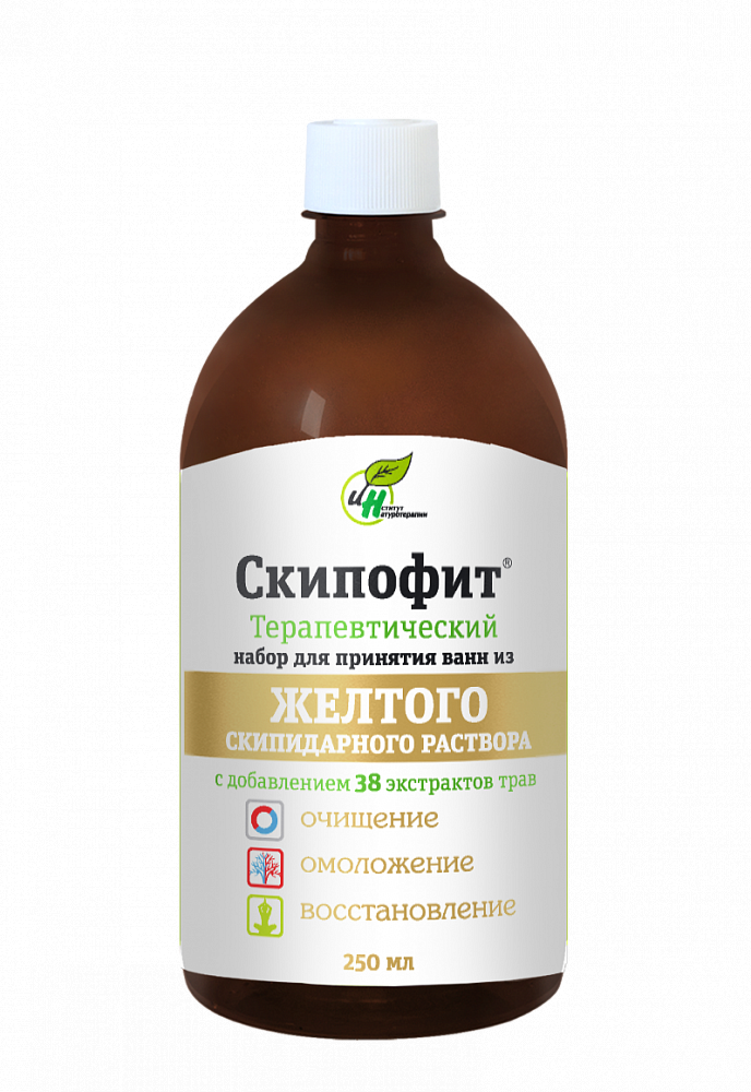 

Скипофит терапевтический, Skipofit, из жёлтого скипидарного раствора, 0,25л