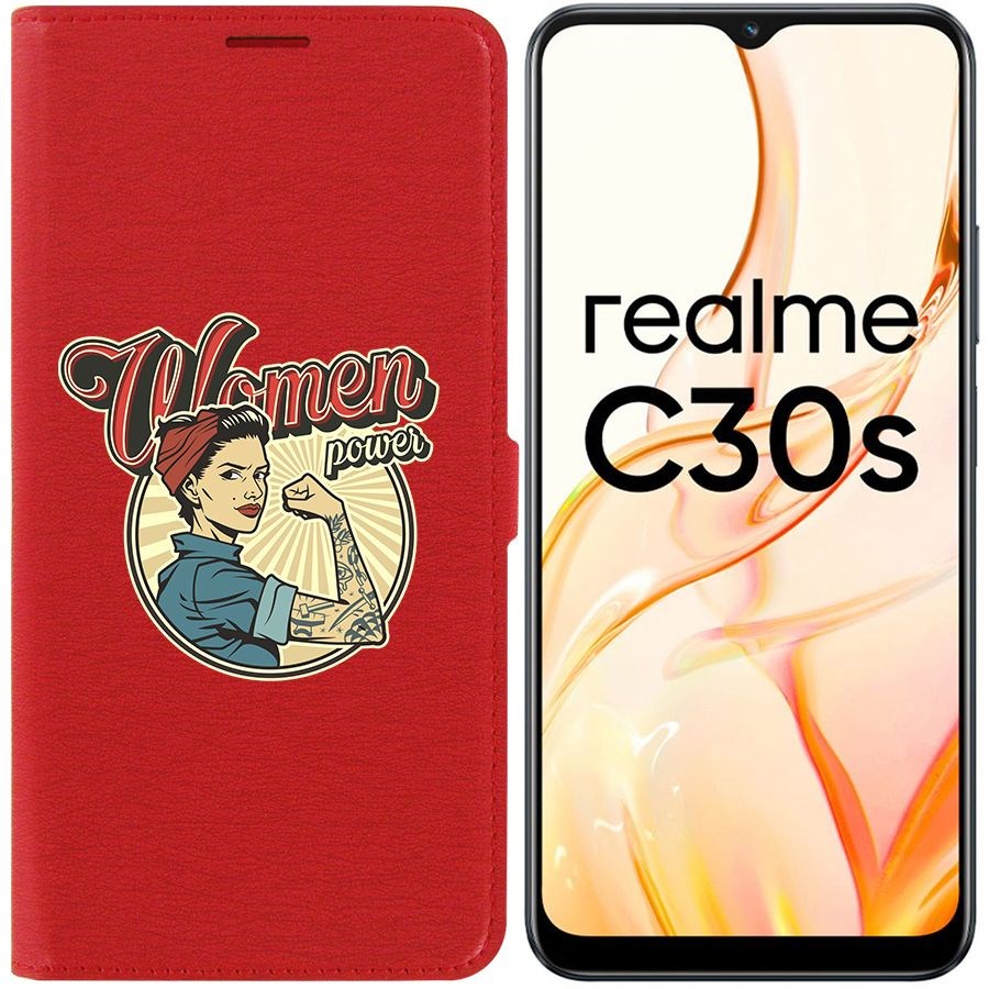 

Чехол-книжка Eco Book для Realme C30s Women Power