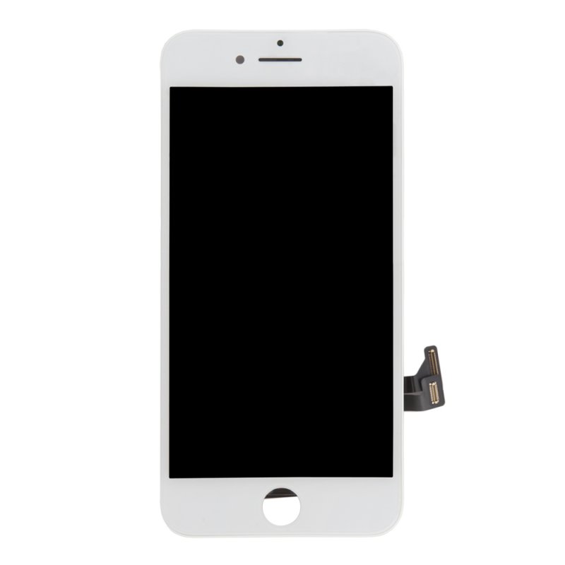 Дисплей LCD для Apple iPhone 8 с рамкой крепления,  белый (AAA) 1-я категория