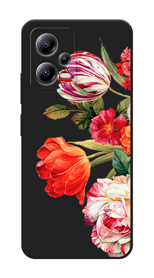 

Чехол Awog на Xiaomi Poco X5 5G "Весенний букет", Красный;розовый;зеленый, 317952-1