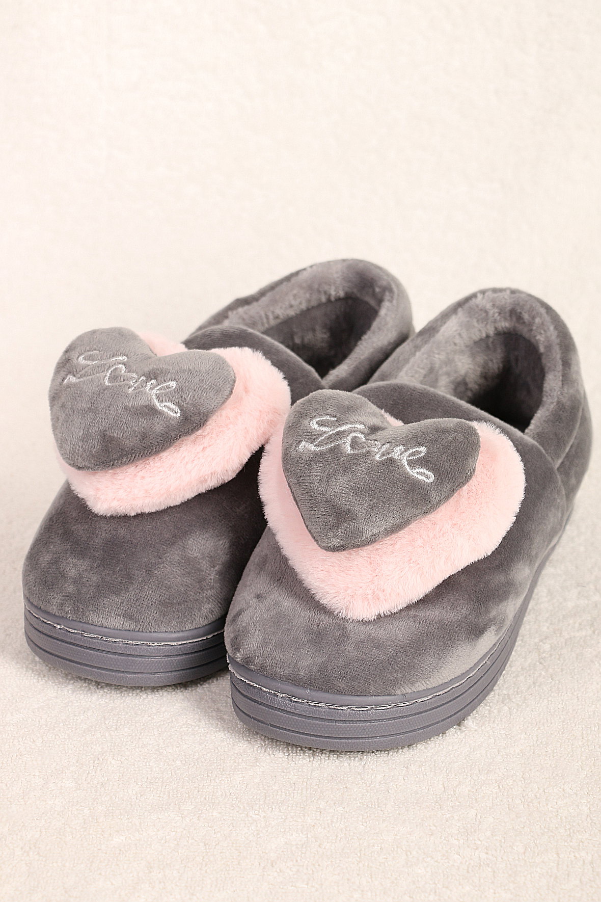

Тапочки женские AlmondShop ТР-27 К-641 серый 38 RU, ТР-27 К-641