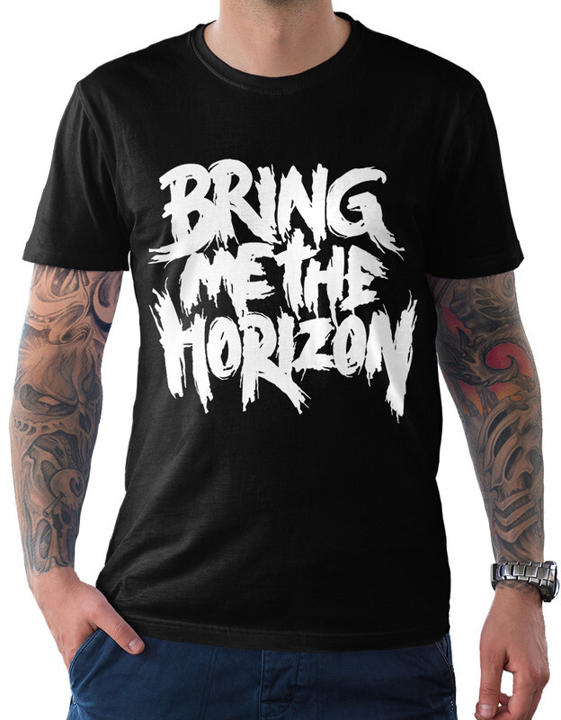 фото Футболка мужская design heroes bring me the horizon - bmth черная xl