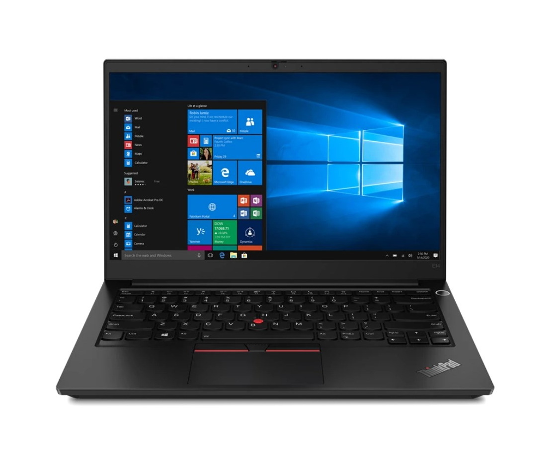 фото Ноутбук lenovo thinkpad e14 gen 3, black (20y70073rt)