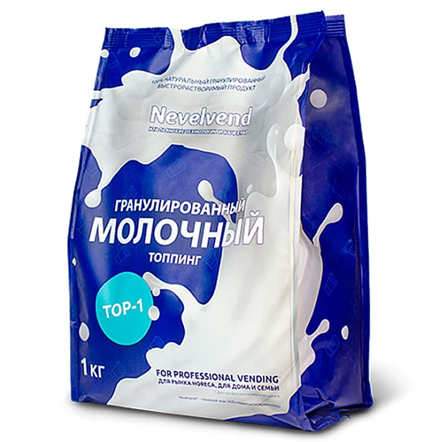 

Топпинг NEVELVEND молочный 16% гранулированный 1000 г