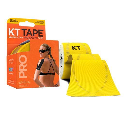 

KT TAPE PRO 20 полосок 25,4  5 см | Solar Yellow (желтый), PRO